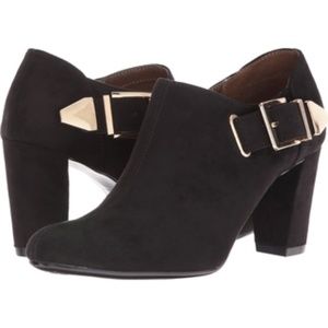 Aerosoles Effortless Black Fabric Boot